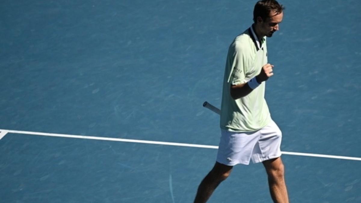 Daniil Medvedev, tras superar a Maxime Cressy