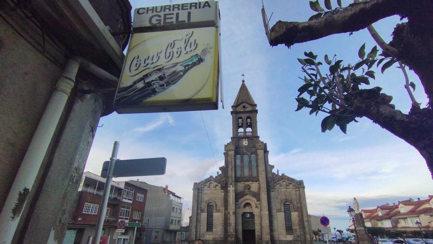 Churrería Geli, en plaza de la iglesia de A Estrada