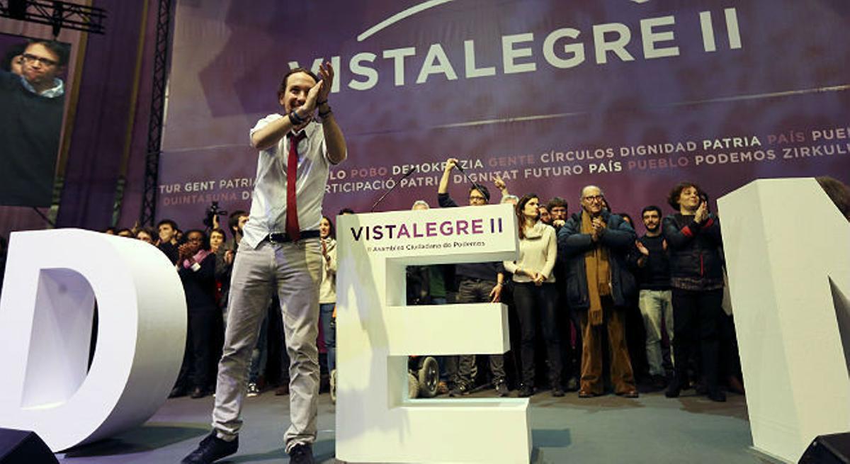Pablo Iglesias s’imposa com a secretari general de Podem i agafa el control total de la formació morada.