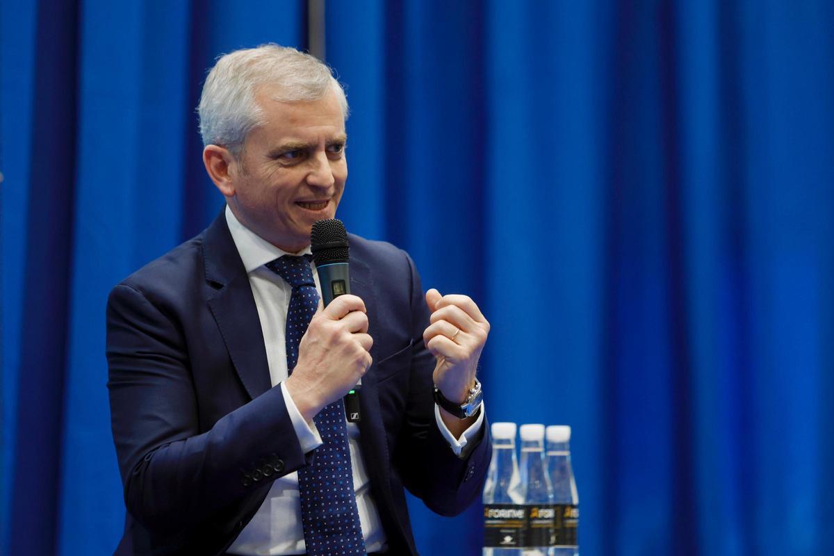 José García Casteleiro durante su intervención en Forinvest.