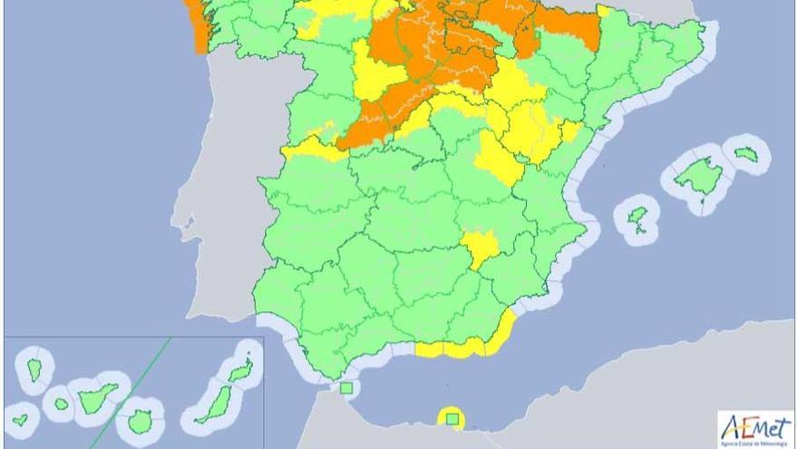 Alerta en el norte de Cáceres por nieve