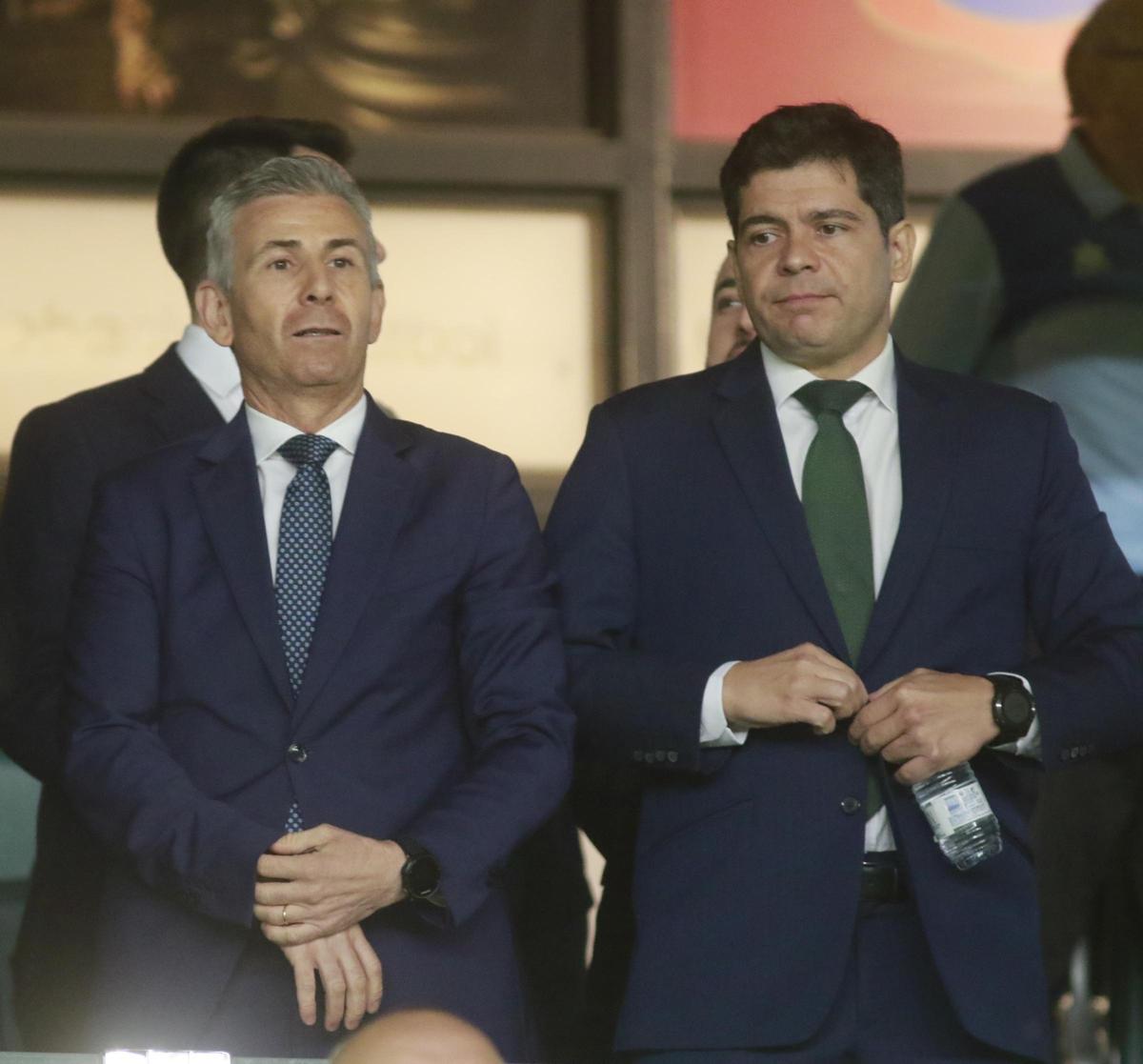 Javier Bernabeu y Francisco Estepa, en su etapa en el Córdoba CF.