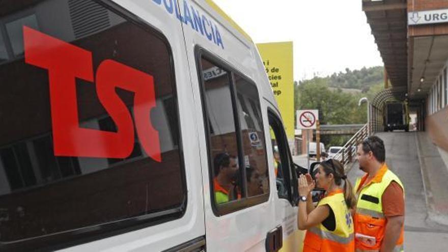 L&#039;empresa del Transport Sanitari de Catalunya, en una imatge d&#039;arxiu.