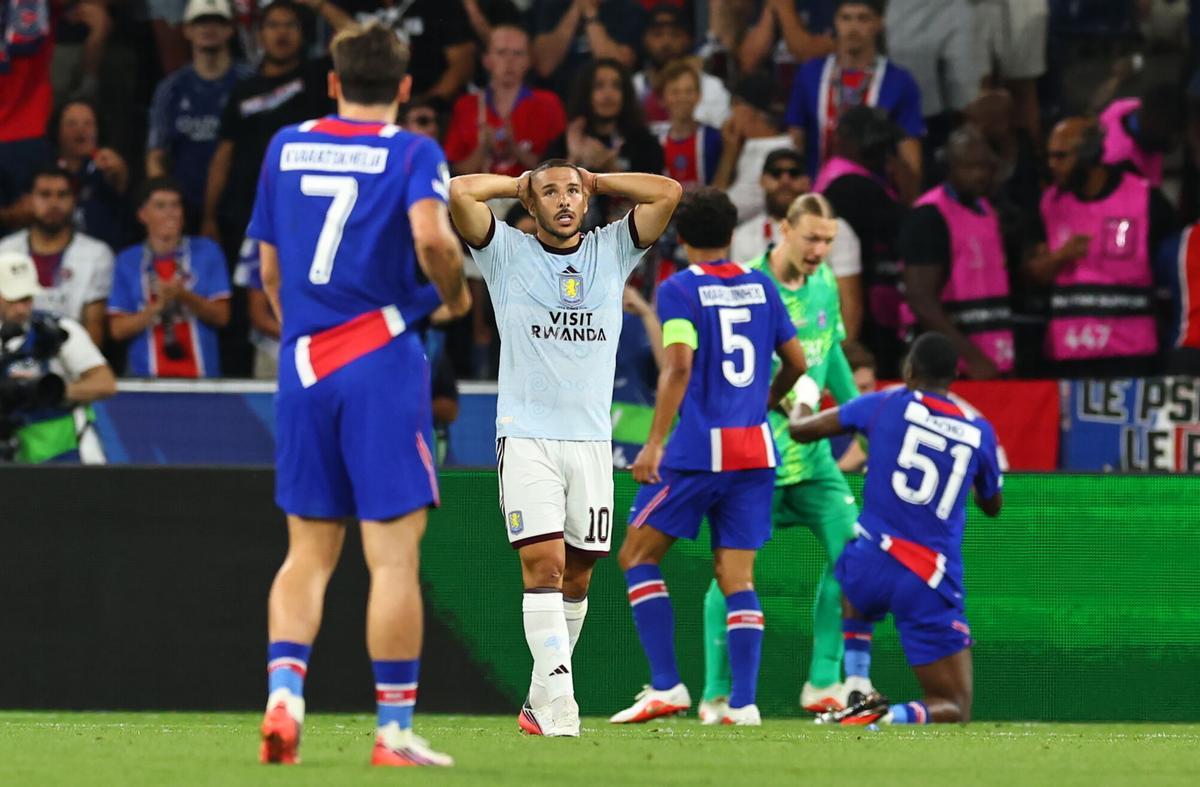 Las imágenes de la final de la Supercopa de Europa: PSG-Aston Villa.