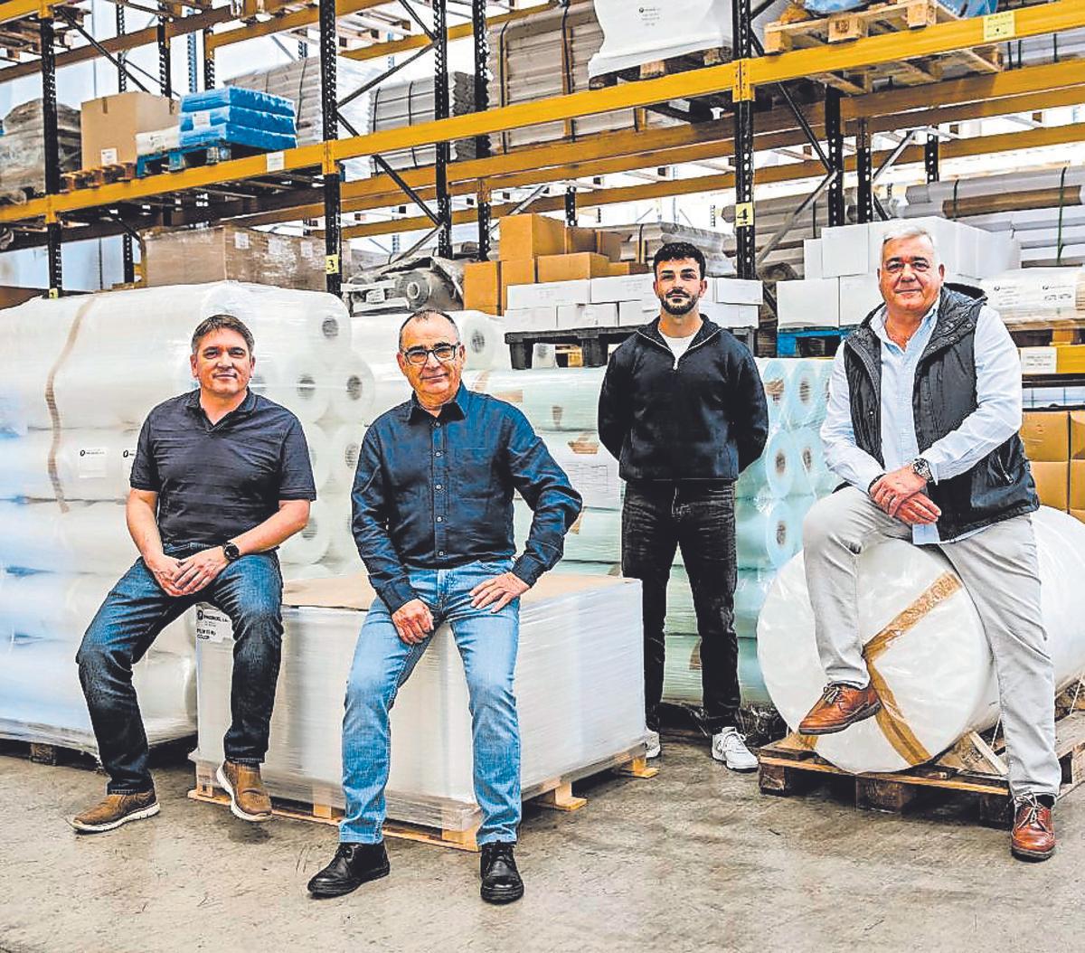 Los integrantes del equipo comercial de Precincas.
