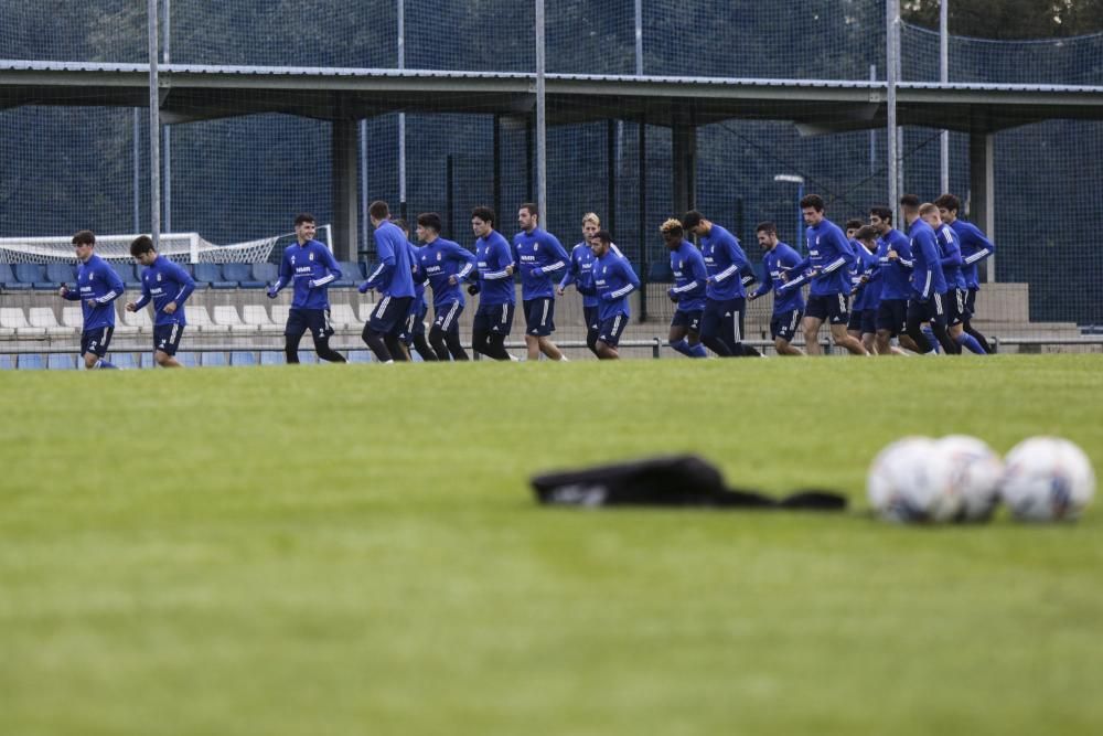 Entrenamiento del Oviedo