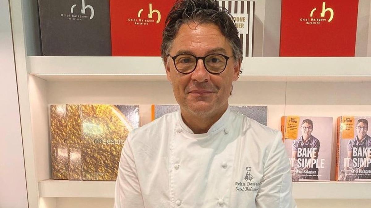 El maestro pastelero Oriol Balaguer.