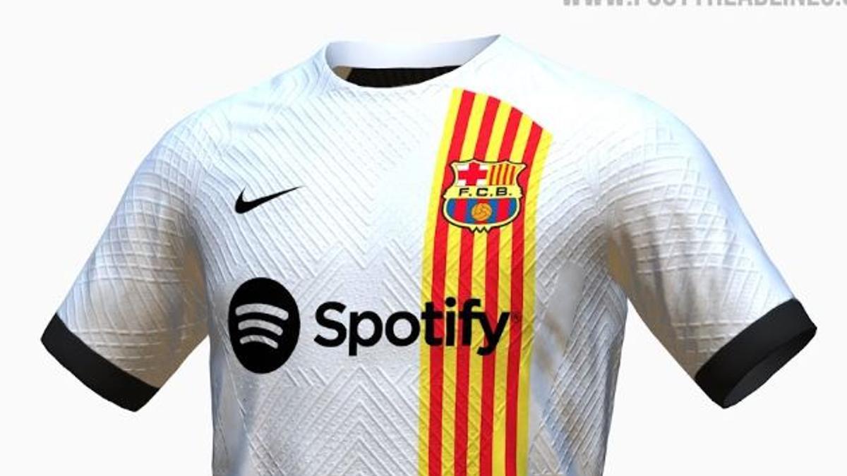 Se filtran las primeras ideas de la camiseta blanca del Barça 23/24