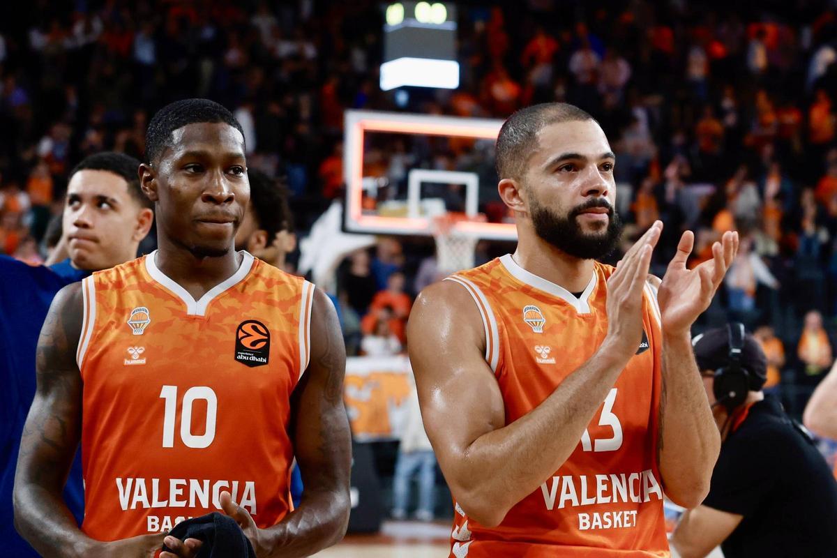 Valencia Roig Arena. Partido de baloncesto Euroliga Euroleague Valencia Basket Club vs Real Madrid . VLC SPD