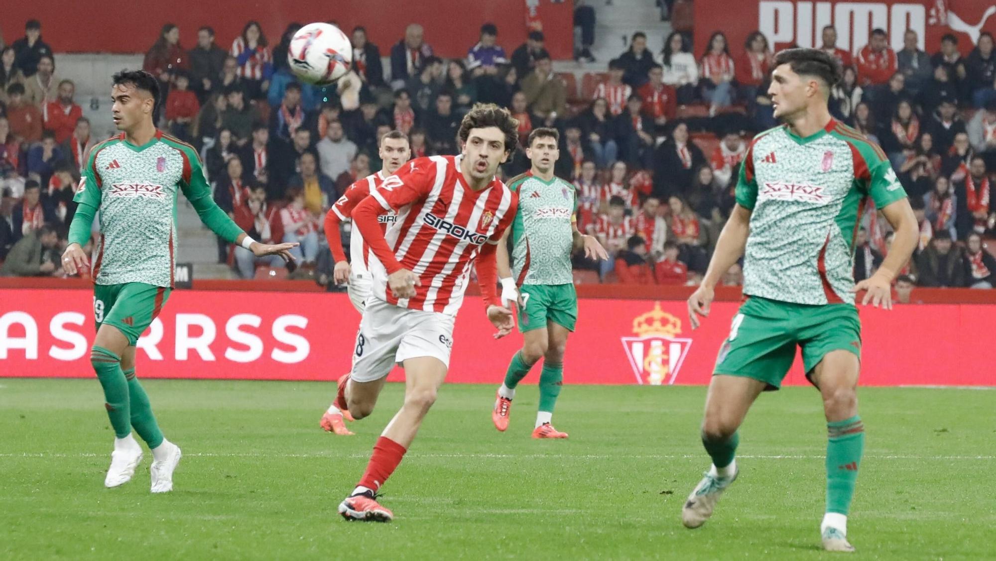 Así fue el partido Sporting-Granada, en imágenes