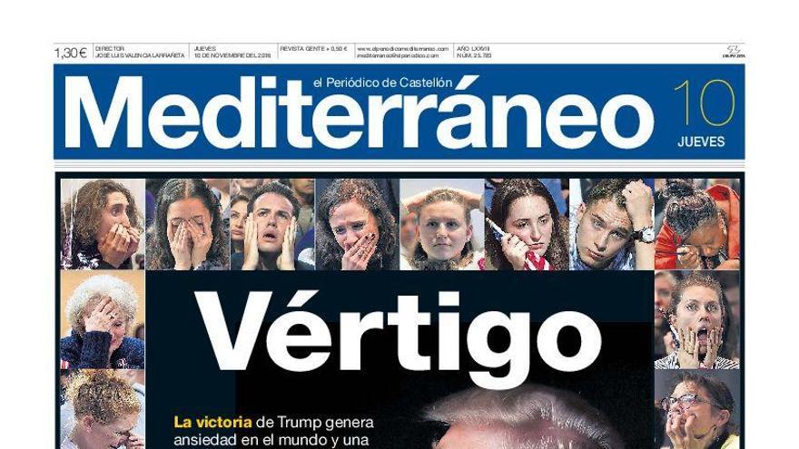 Vértigo, en la portada de Mediterráneo