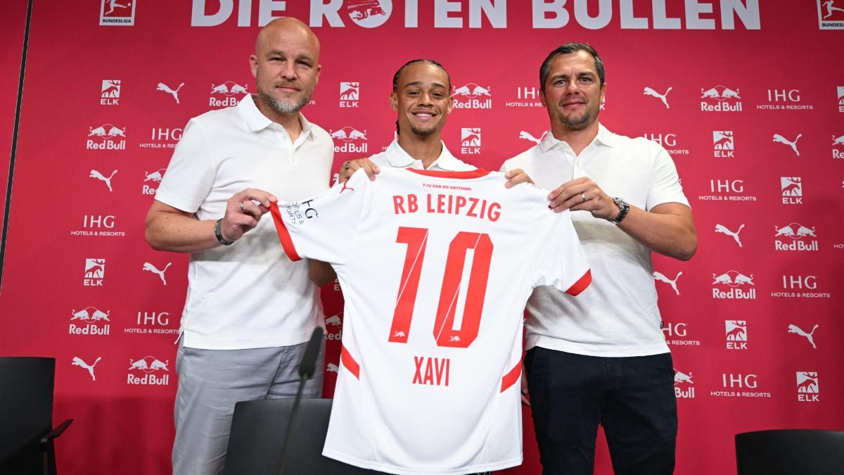 Xavi Simons, presentado en el RB Leipzig