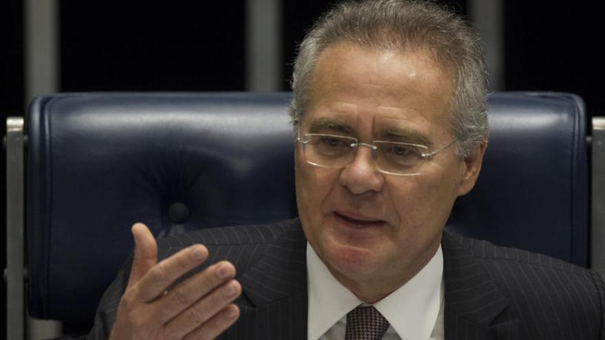 Renan Calheiros, presidente del Senado de Brasil.