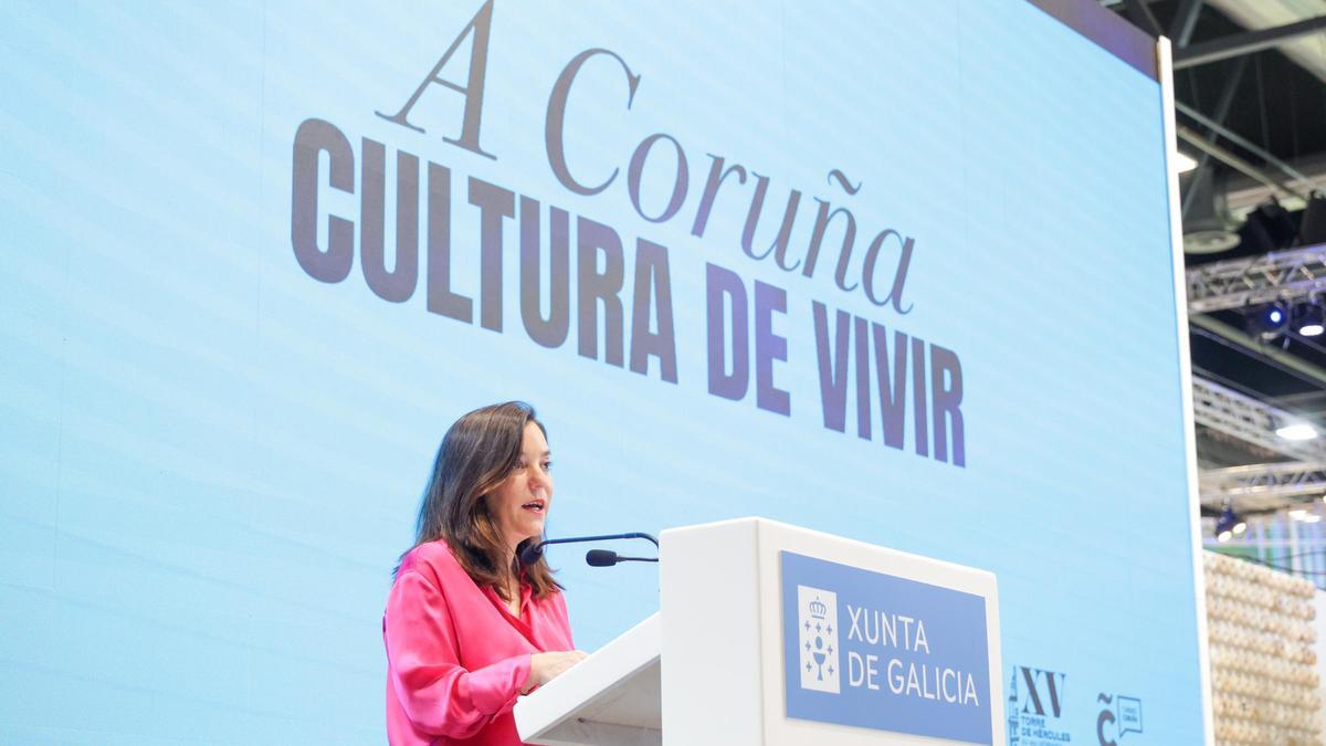 La alcaldesa, Inés Rey, en Fitur
