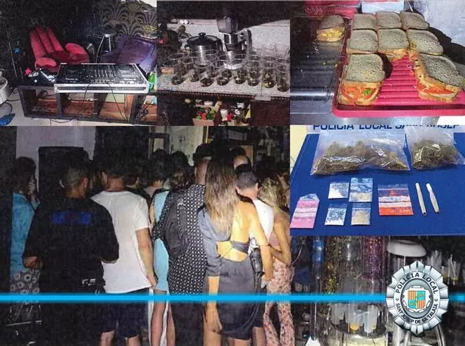 Unas 40 personas, de fiesta en una tienda de ropa de Ibiza desalojada por la Policía