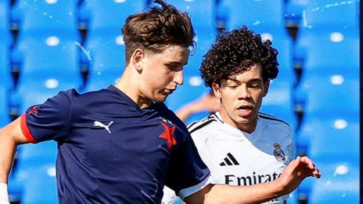 El real Madrid superó al Slavia en las semifinales