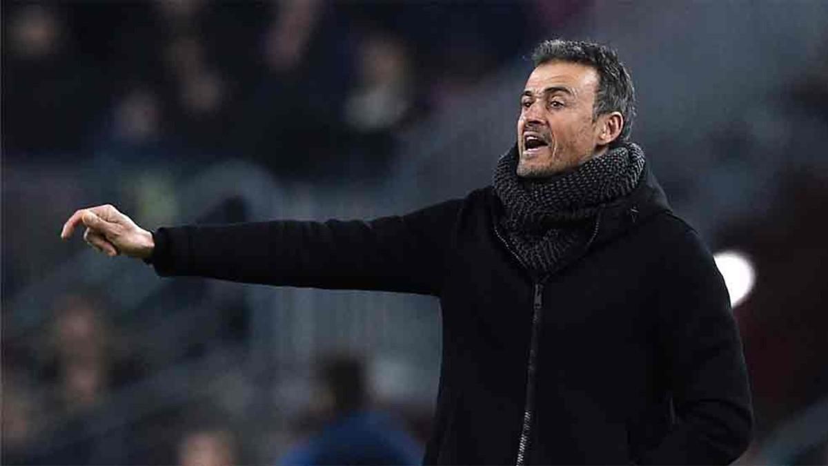 Luis Enrique, entrenador del Barcelona