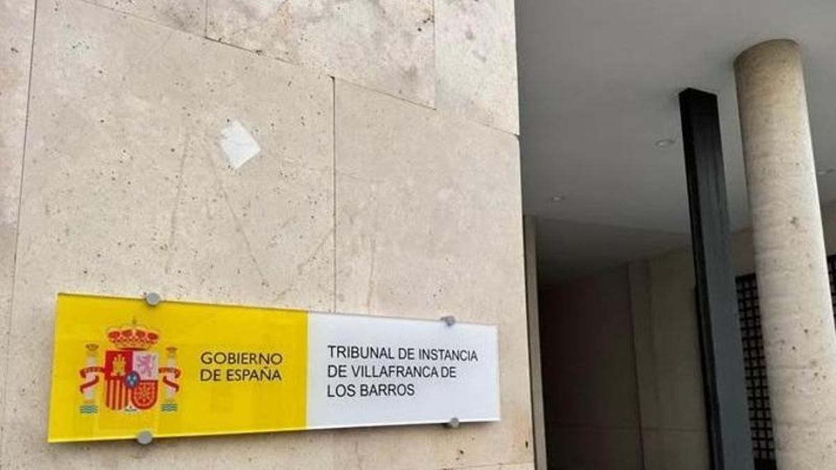 Tribunal de Instancia de Villafranca de los Barros.