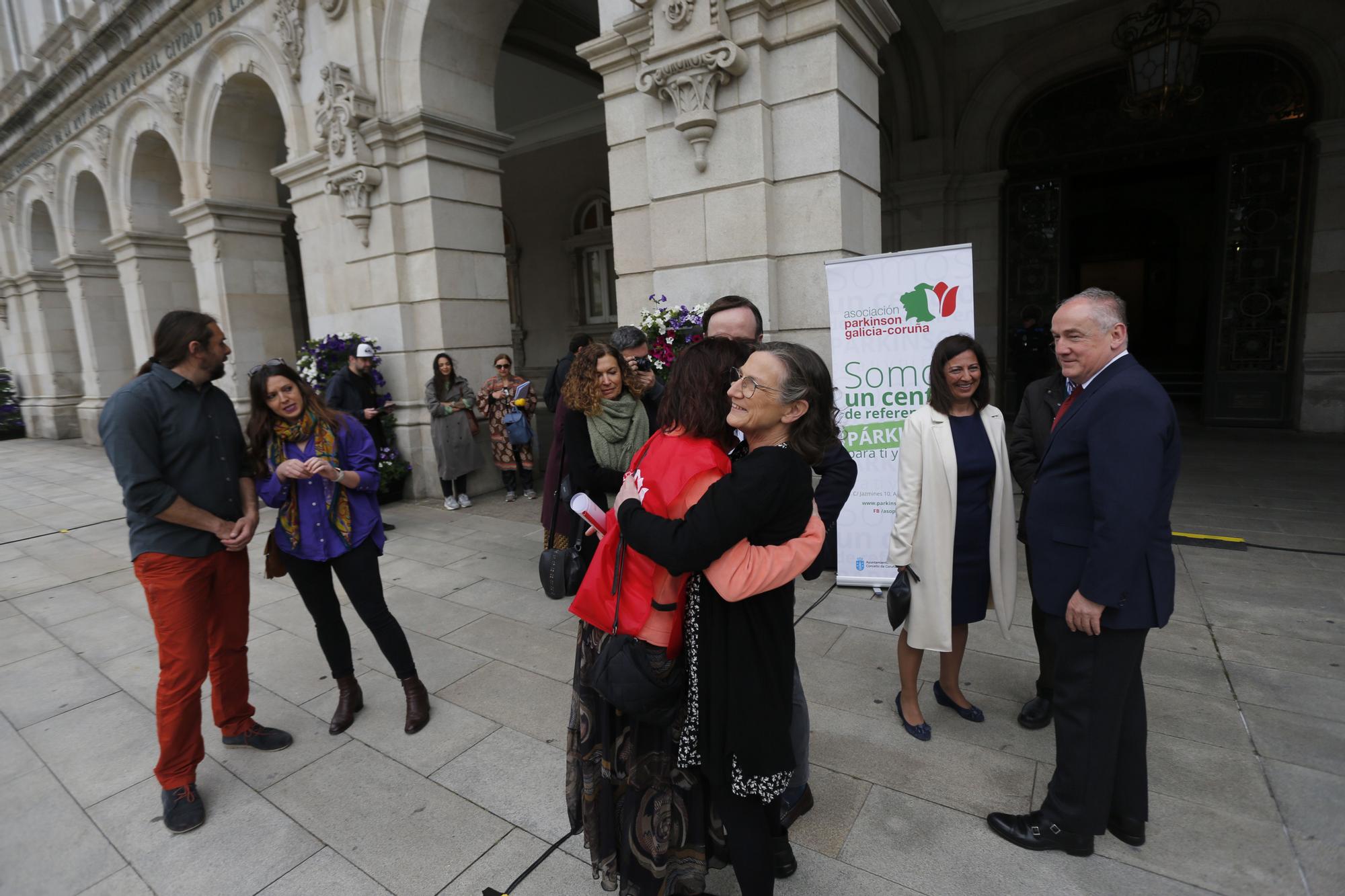 Lectura del manifiesto y acto central en A Coruña por el Día Mundial del Parkinson