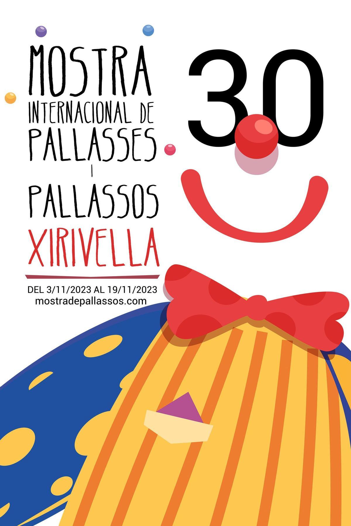 Cartel de la Mostra Internacional de Pallasses i Pallassos de Xirivella
