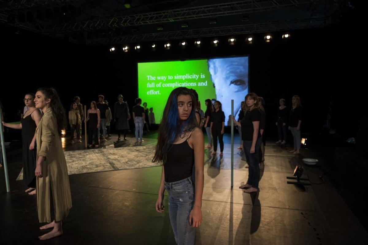 Premios Princesa de Asturias: Encuentro de Peter Brook con los estudiantes de la Escuelas de Arte Dramático