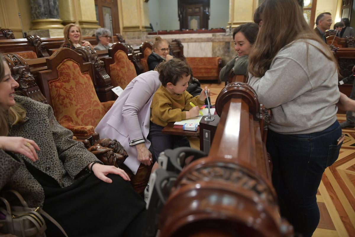 Sesión constitutiva del Consello Local de Igualdade en el Palacio Municipal de María Pita.