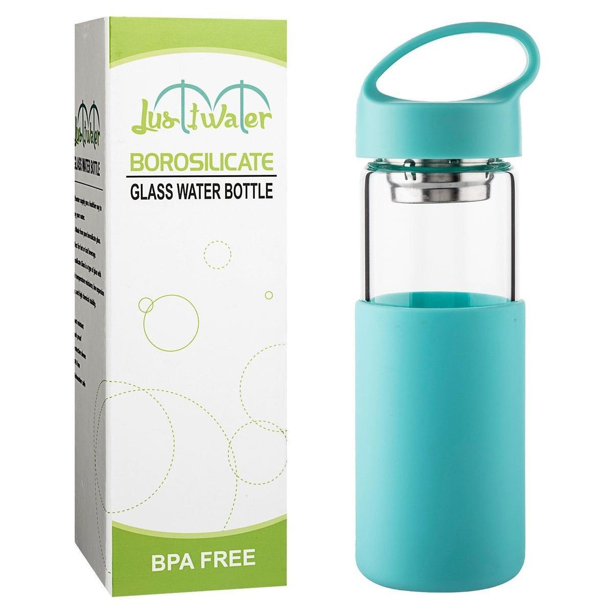 Botella con infusor de frutas o té de Justf Water