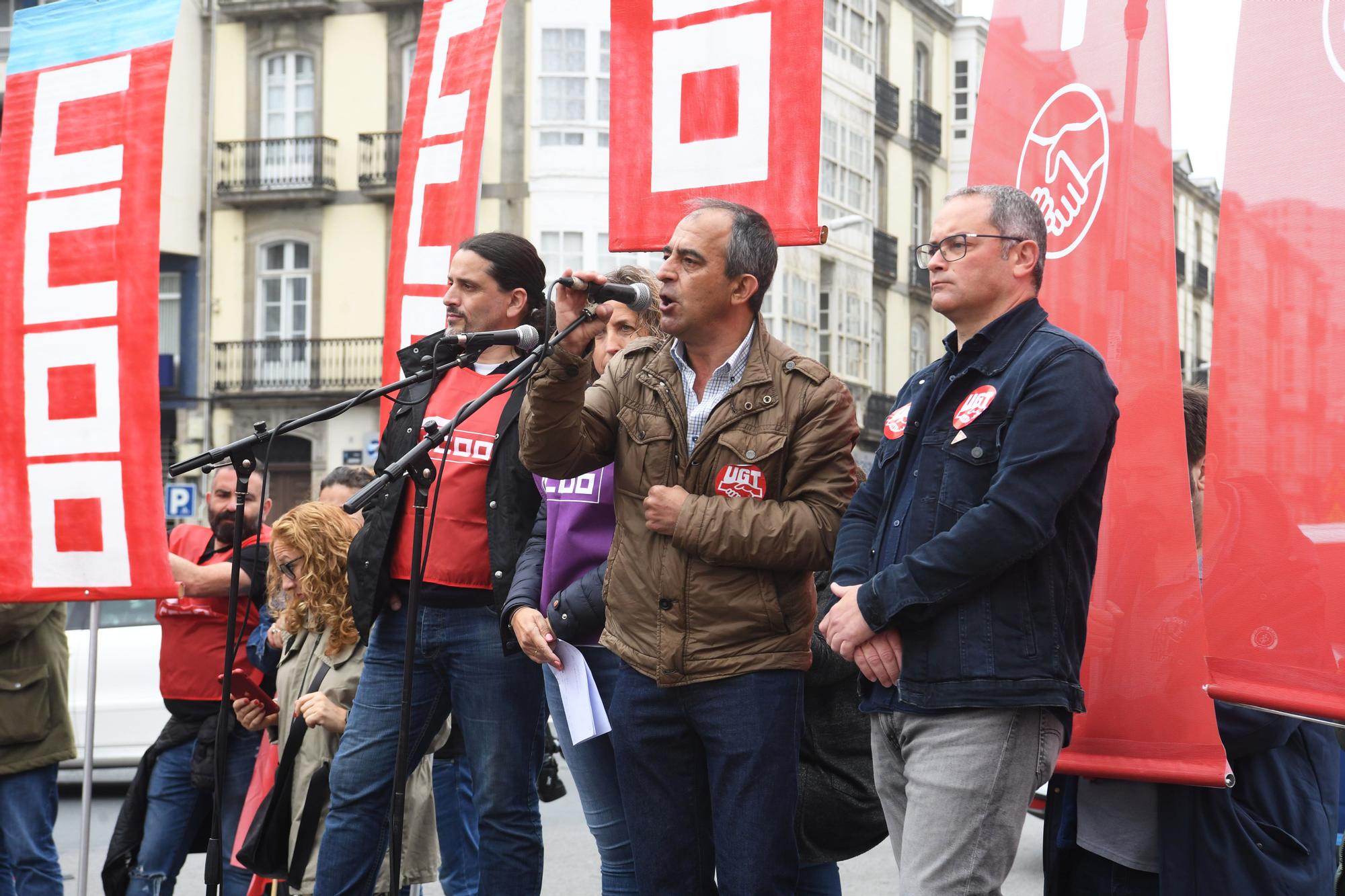 Manifestación por el 1 de mayo en A Coruña