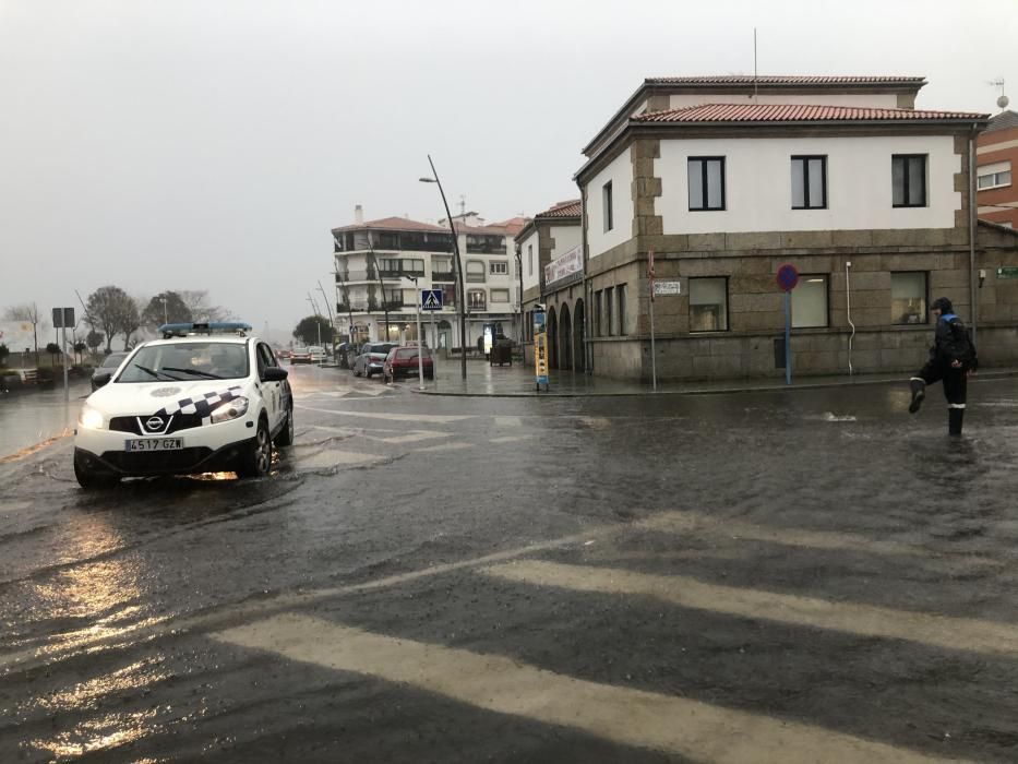 Las inundaciones en O Grove.