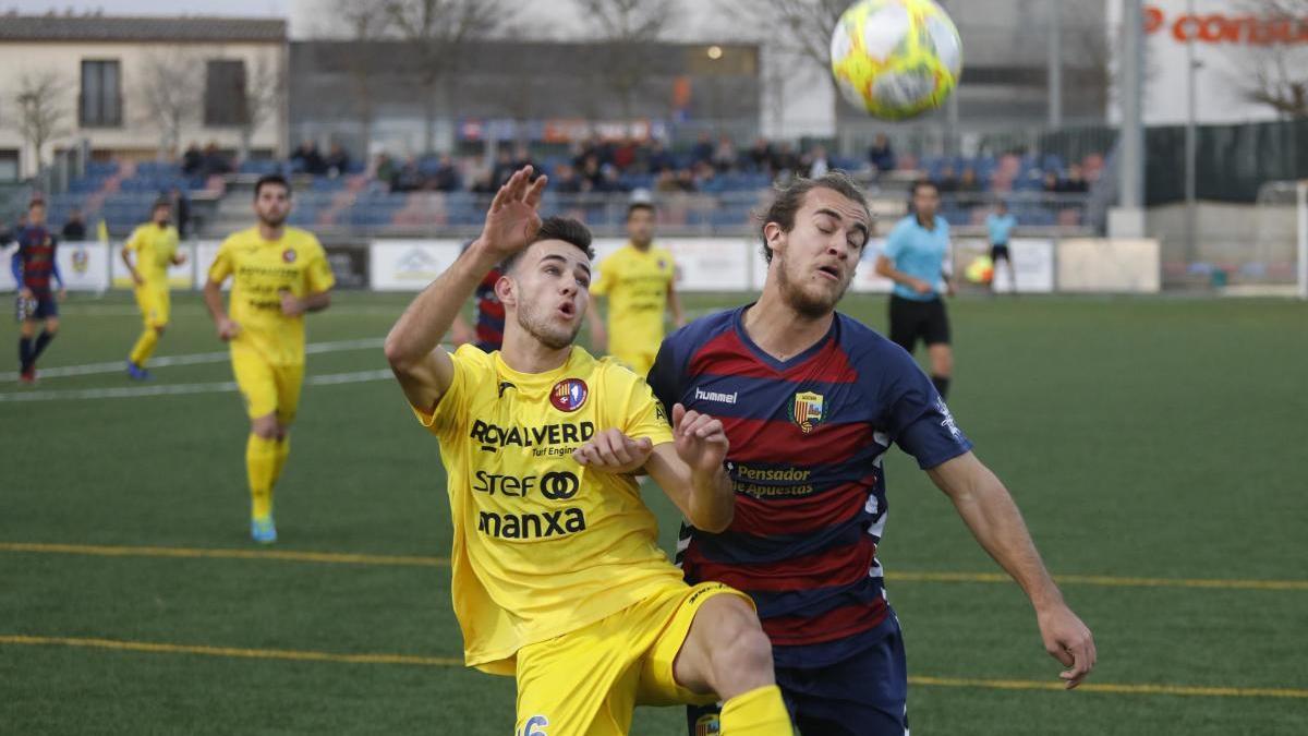 L&#039;Olot i el Llagostera, en una foto d&#039;arxiu.