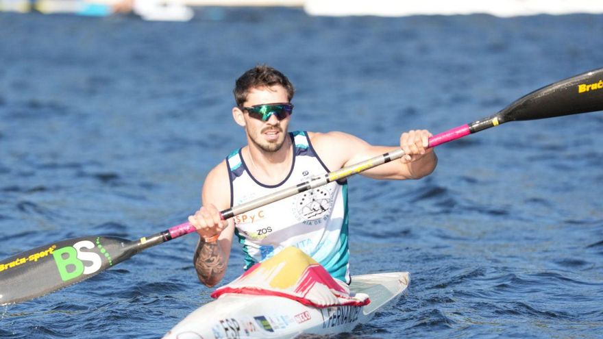 Iván Fernández, en el Campeonato de España.