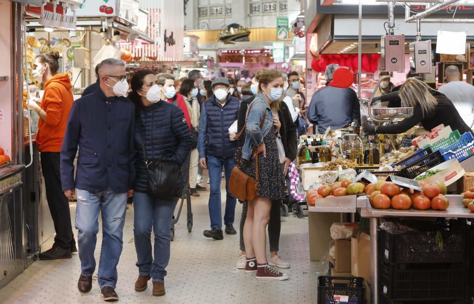 El Mercado Central, a rebosar