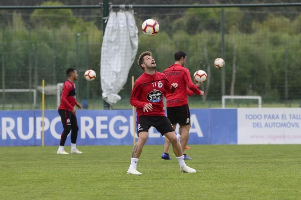 El Dépor vuelve al trabajo tras perder con Osasuna