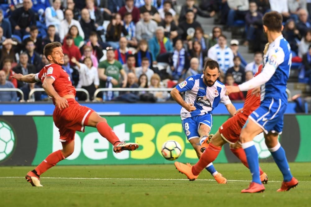 El Dépor no pasa del empate ante el Sevilla