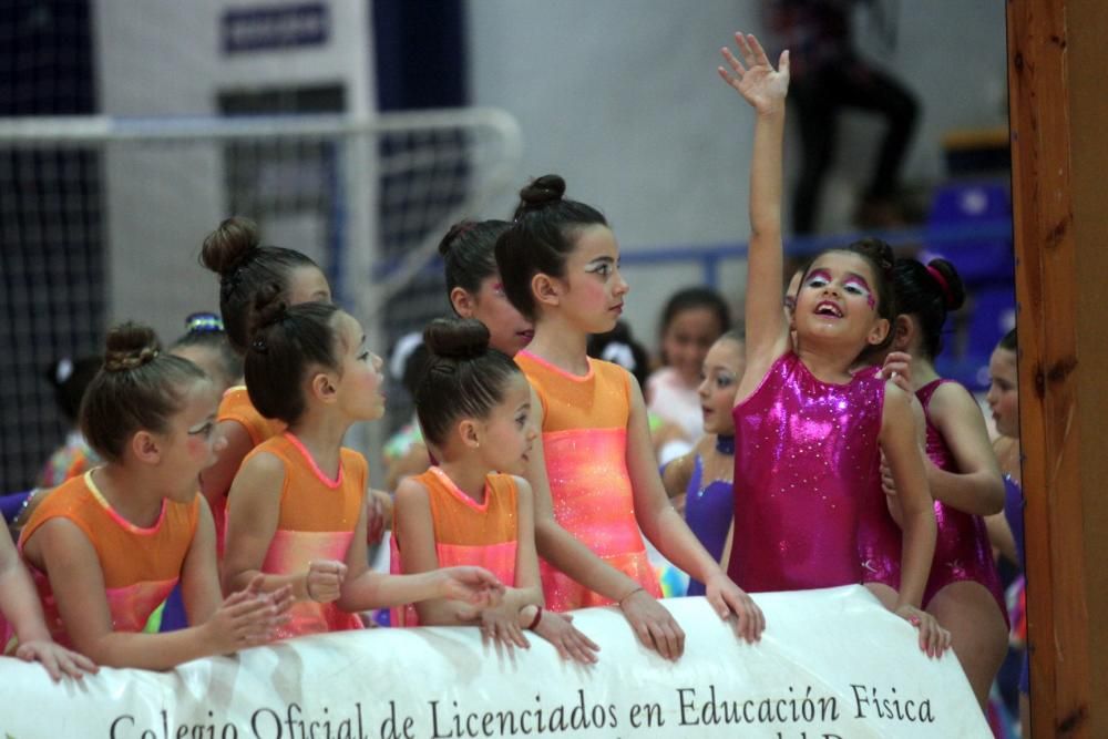 Cartagena celebra la primera jornada de la competición escolar de gimnasia rítmica con más de 1.000 participantes