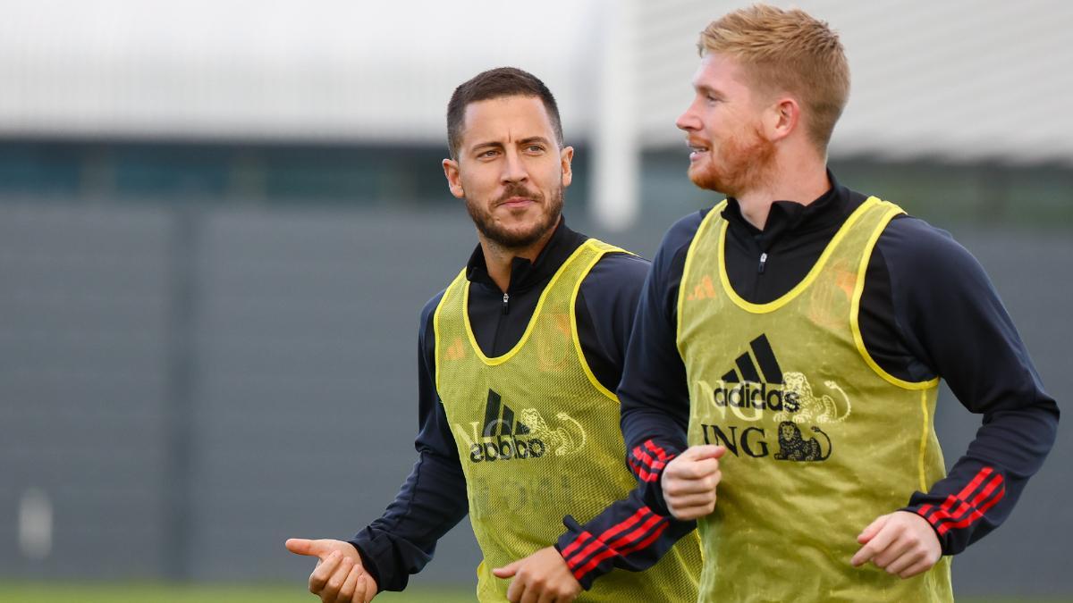 Eden Hazard y Kevin De Bruyne fueron compañeros en la selección