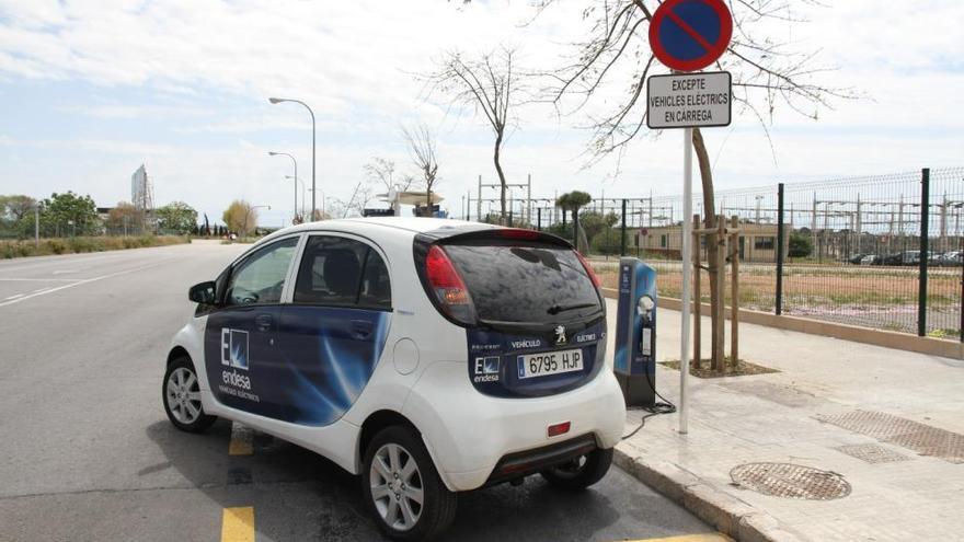 Mit den EU-Geldern wurden in Palma unter anderem Aufladestationen für Elektroautos geschaffen