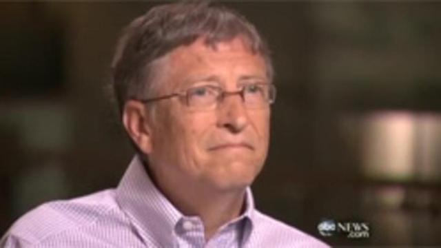 Bill Gates, durante la entrevista con la cadena ABC.