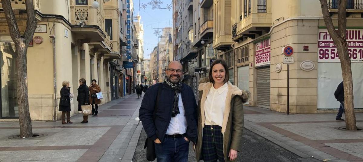 Los concejales de Compromís en la Corredora