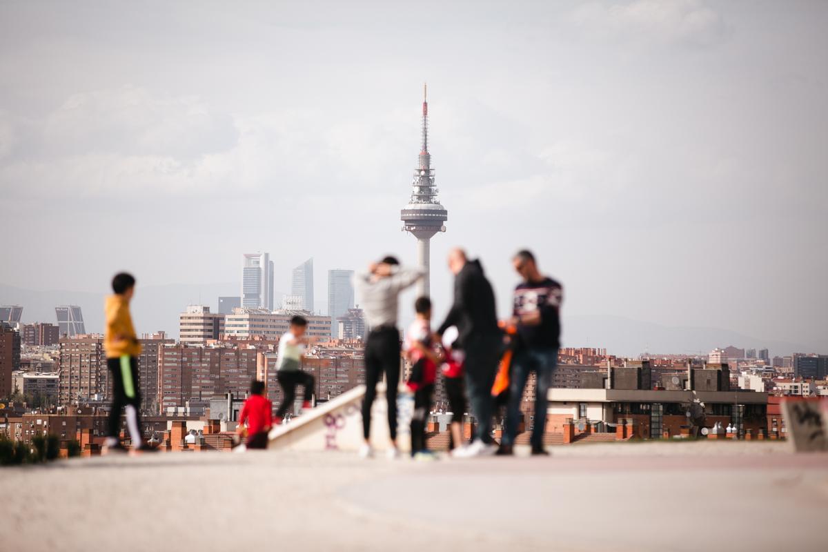 El pirulí y las Cuatro Torres