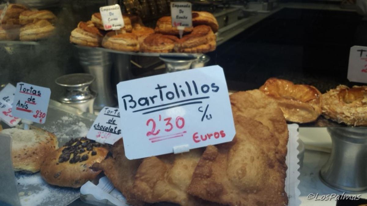 Bartolillos a la venta en la Antigua Pasteleria del Pozo