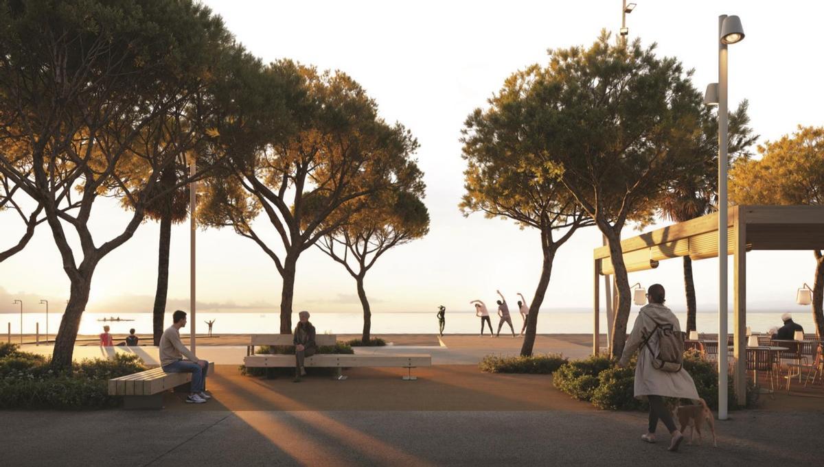 Imatge virtual de la tercera fase del projecte, durant la presentació.