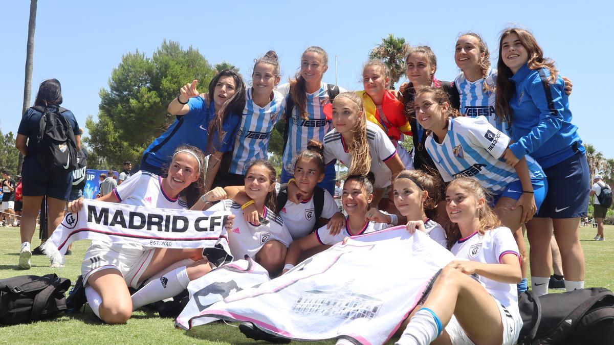 El Málaga CF y el Madrid CFF ganaron las categorías sub-14, sub-16 y sub-19.