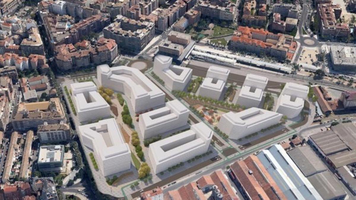 Infografías de viviendas en la zona de Harineras.