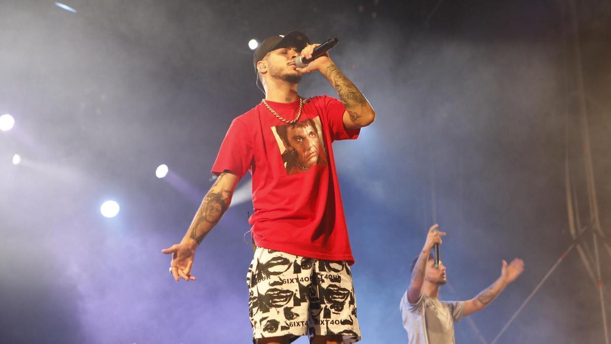 Imagen de un concierto del artista RVFV.