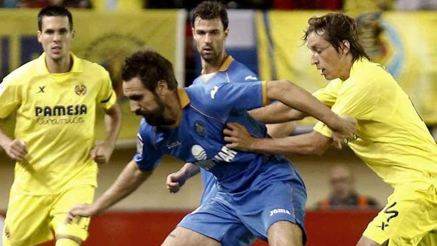 Fernández, con la camiseta del Getafe.