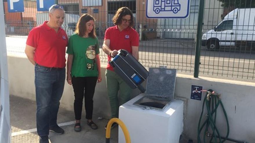 Die Entsorgungsstation in Palmas Gewerbegebiet Son Castelló.