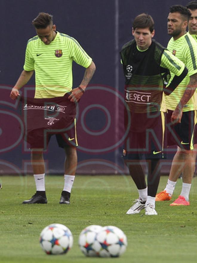 Entrenamiento FC Barcelona