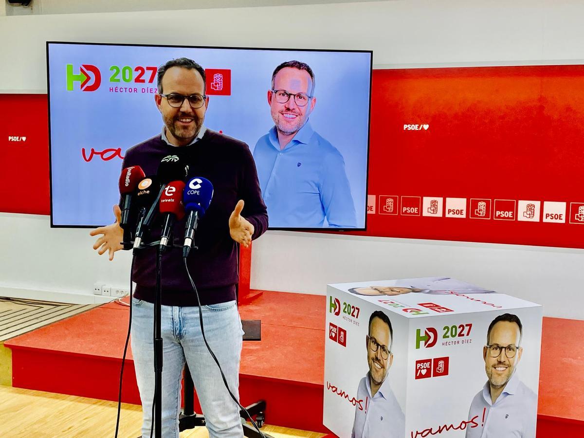 Héctor Díez apuesta por acercarse al máximo a los ciudadanos en su precampaña electoral