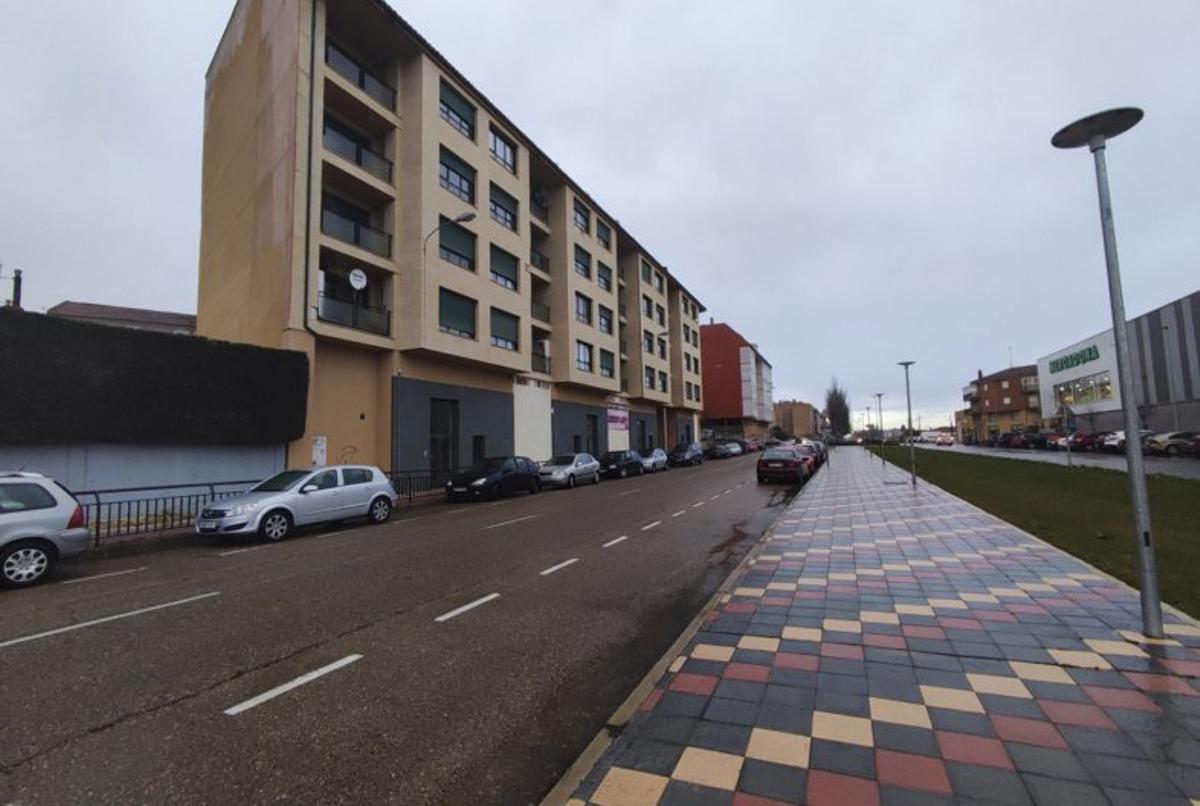 Viviendas de la vía del Canal afectadas por el lanzamiento.
